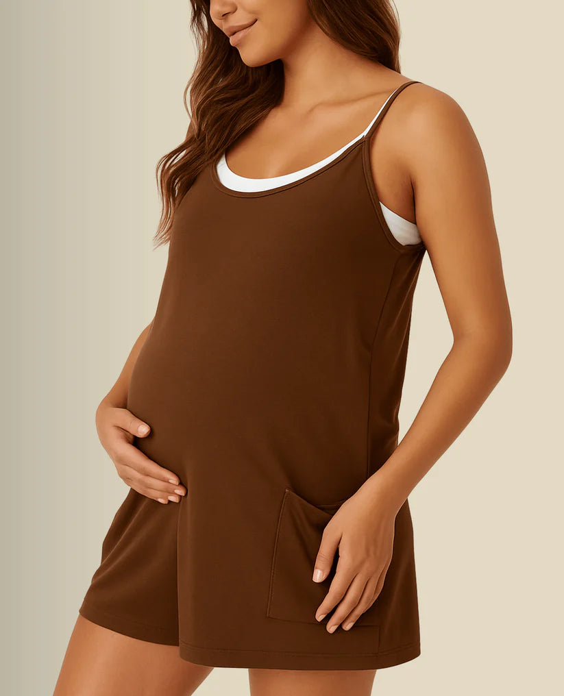 NorelleCo™ - Romper Mini Dress - Maternity & Postpartum